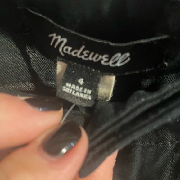 Madewell Harlow wide leg pant black nwt size 4 $118 - Picture 4 of 4